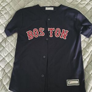 Red Sox Kids Navy Baseball Jersey